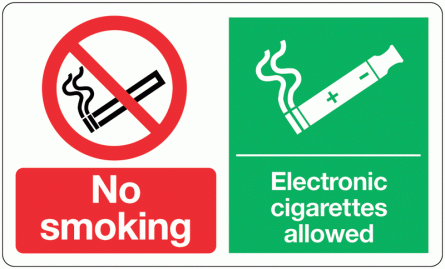 No Smoking/Electronic Cigarettes Allowed Signs