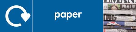 Paper - WRAP Paper Waste Recycling Pictorial Signs