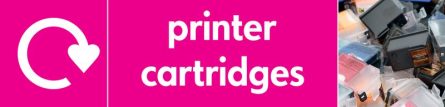 Printer Cartridges WRAP Electrical Recycling Pictorial Signs