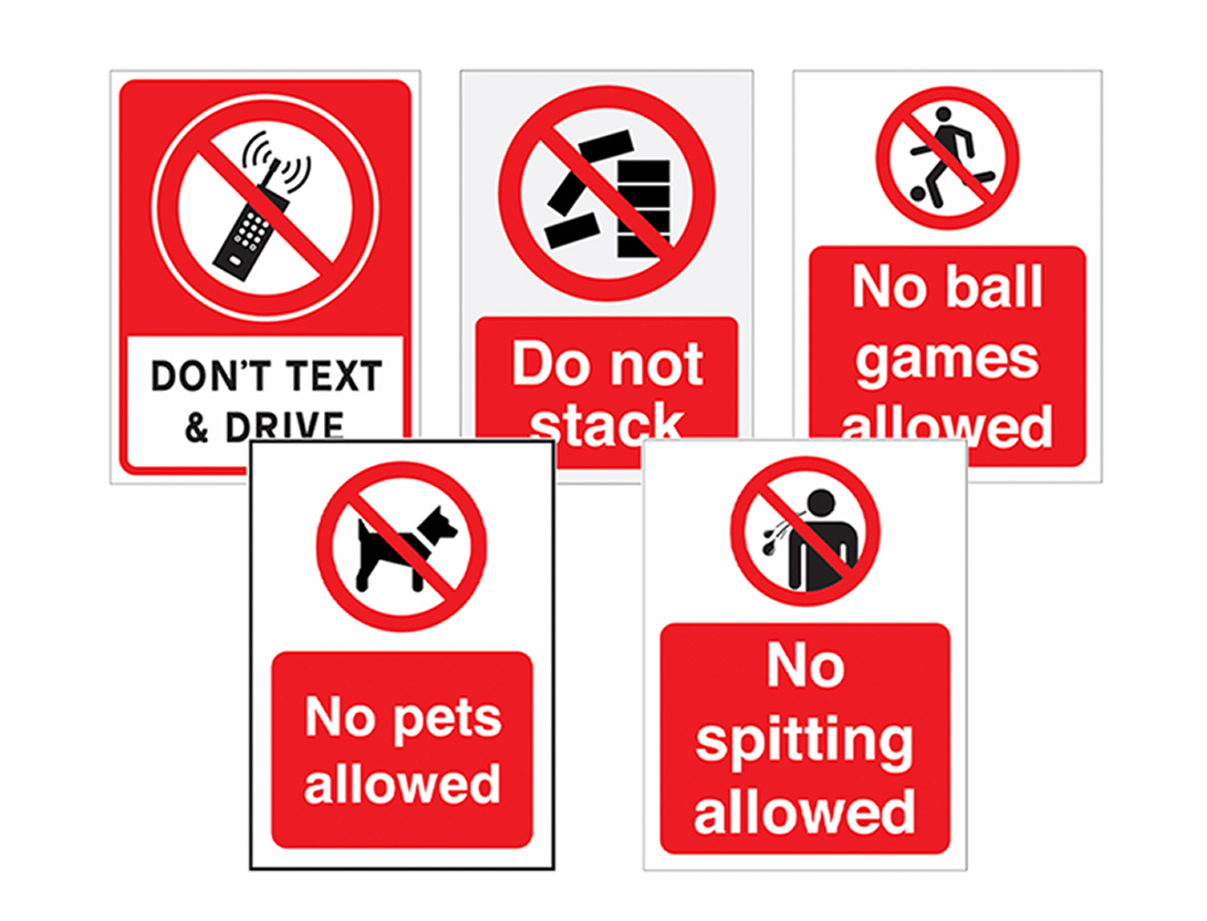 Prohibition Signs