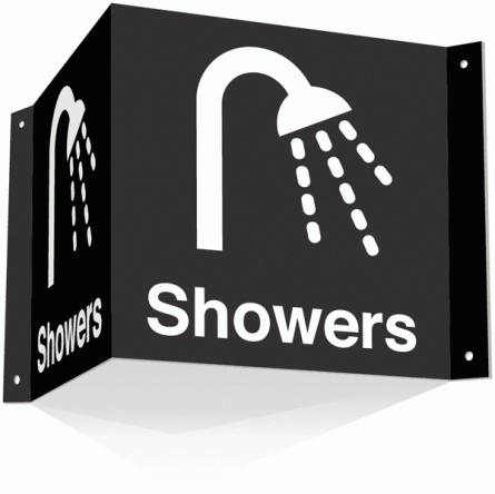 Showers Projecting Signs