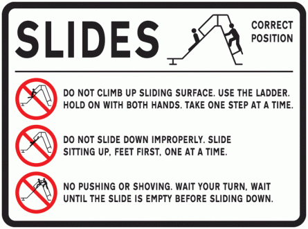 Slides Correct Position Sign