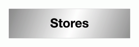 Stores Aluminium & Brass Door Signs