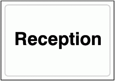 Warehouse Signs - Reception