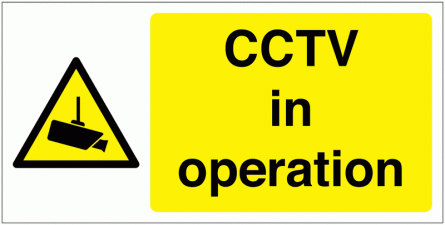 Banner Signs - CCTV in Operation