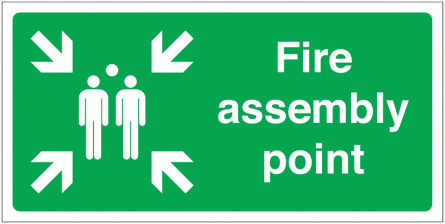 Banner Signs - Fire Assembly Point
