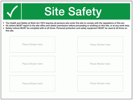 Build Your Own Construction Site Signs - Backboards