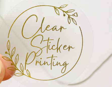 Clear Small Sticker Printing