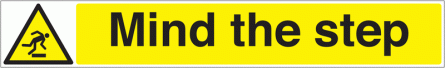 Mind The Step Signs