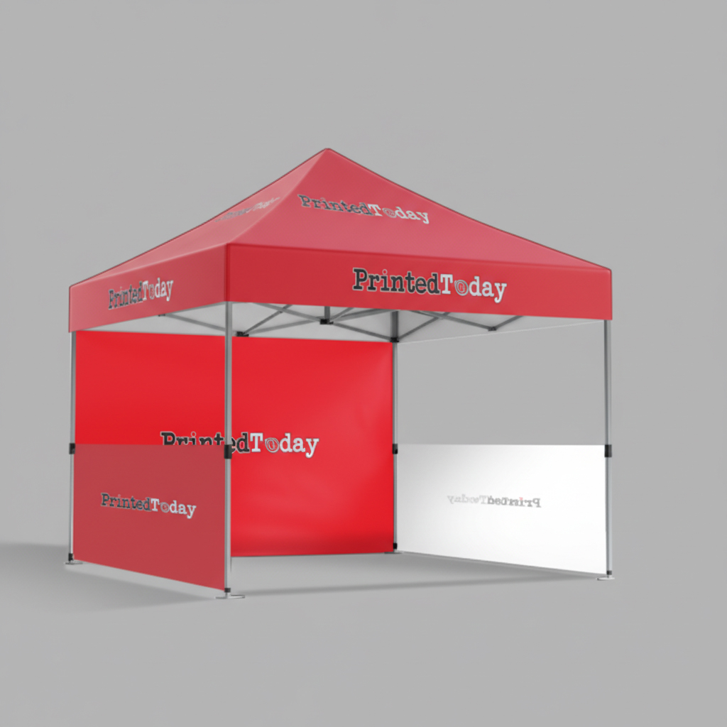 Printed Pop Up Gazebo 3m x 3m (with Wheeled Case & Pegs)