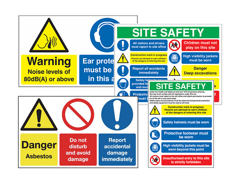 Multi Message Safety Signs