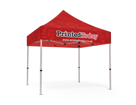 Printed Pop Up Gazebo 3m x 3m (with Wheeled Case & Pegs)