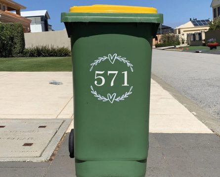 Wheelie Bin Sticker Printing