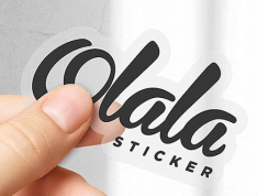 Clear Die Cut Stickers