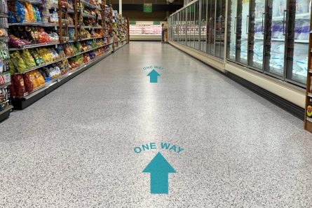 Clear Floor Decal Stickers