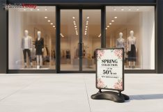 A1 Water Base Pavement Sign With Graphics