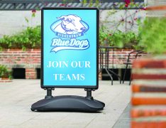 A1 Water Base Pavement Sign With Graphics