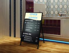 LED A Frame Sandwich Board Forecourt Pavement Sign Board