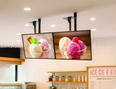 A1 Hanging Ceiling Restaurant Menu LED Sign Board