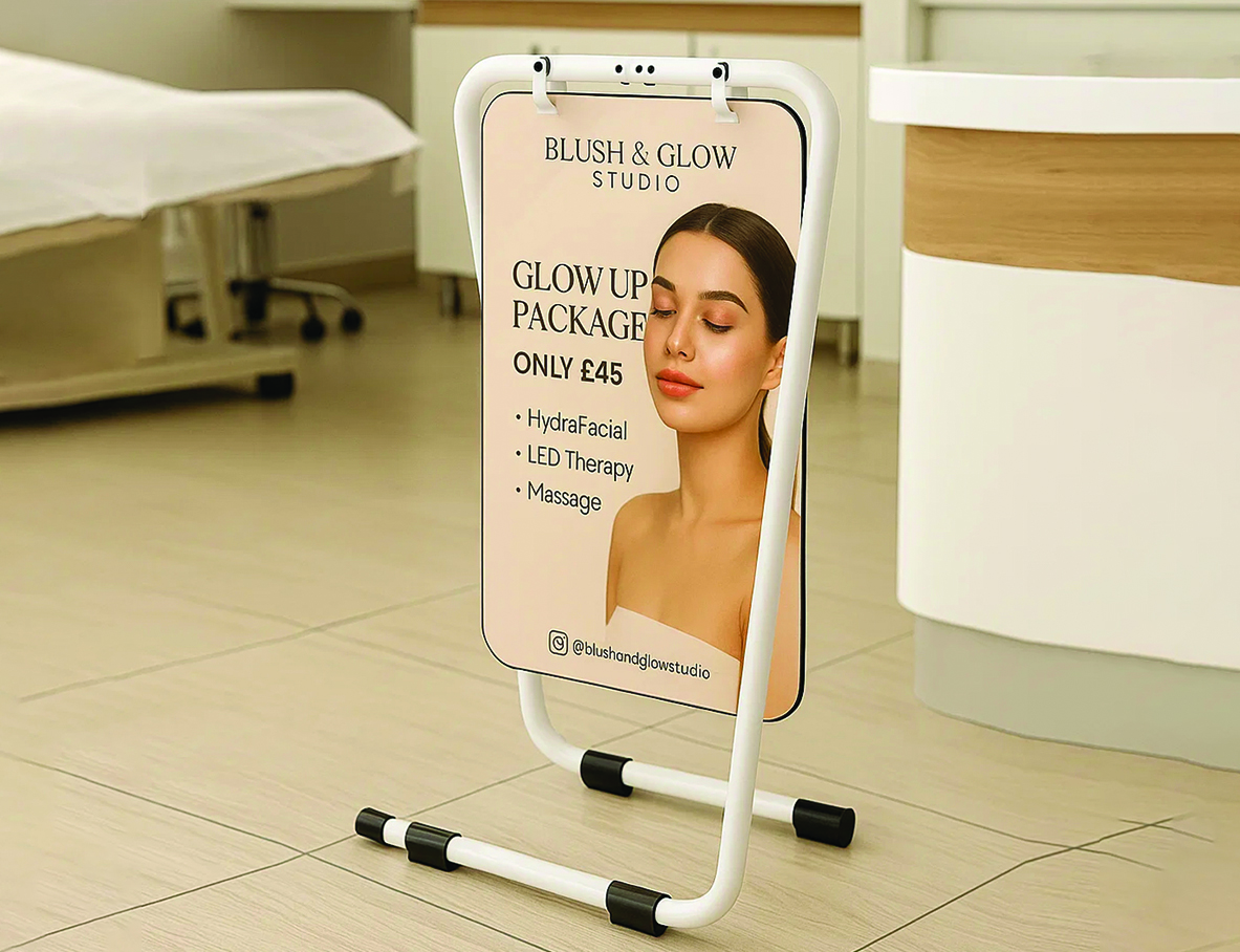 A1 Iron Pavement Swing Sign Printed With Graphics