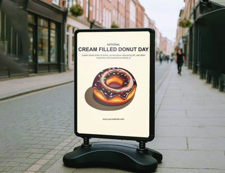A1 Water Base Pavement Sign With Graphics