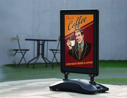 A1 Water Base Pavement Sign With Graphics