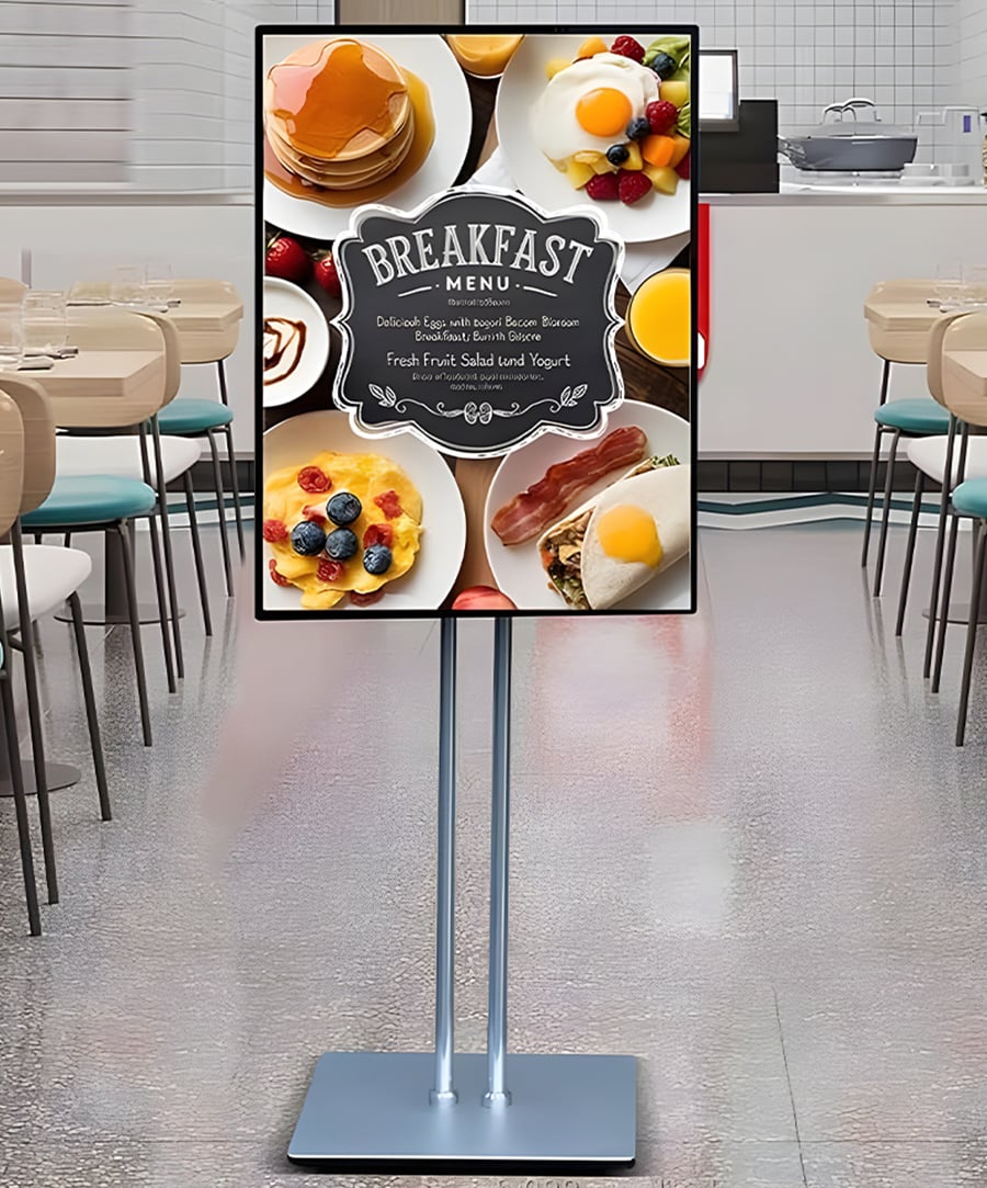 A1 LED Illuminated Floor Standing Sign Board
