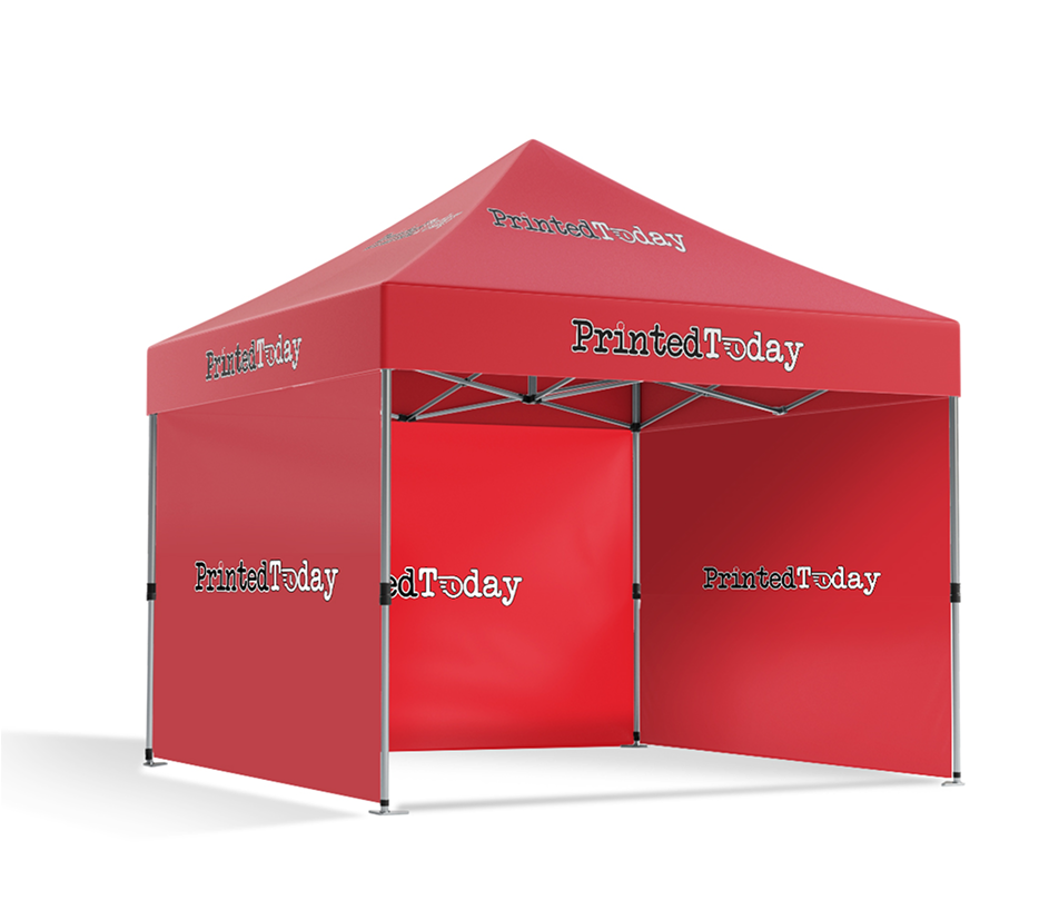 Canopy + 3 side Full and 1 half Walls