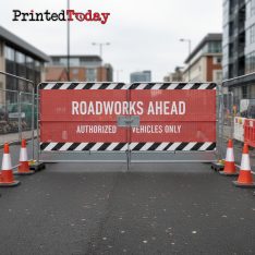 Heras Vehicle Gate Banners