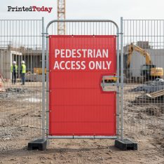 Heras Pedestrian Gate Banners