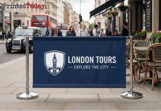 1200mm Cafe Barrier Banners