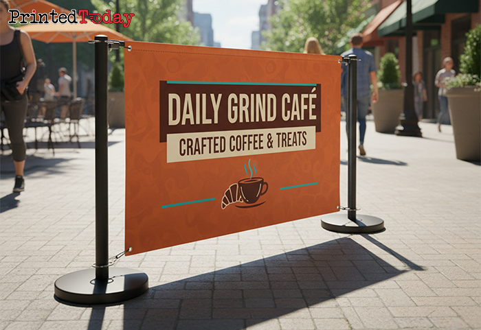 1800mm Cafe Barrier Banners