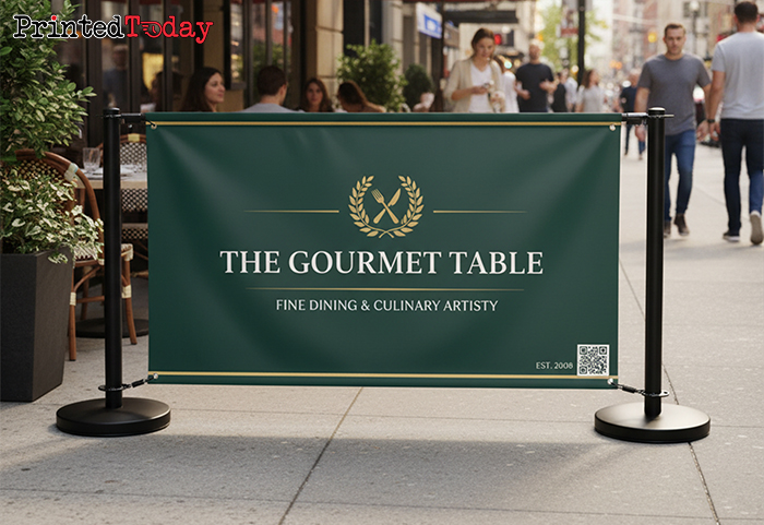 1800mm Cafe Barrier Banners