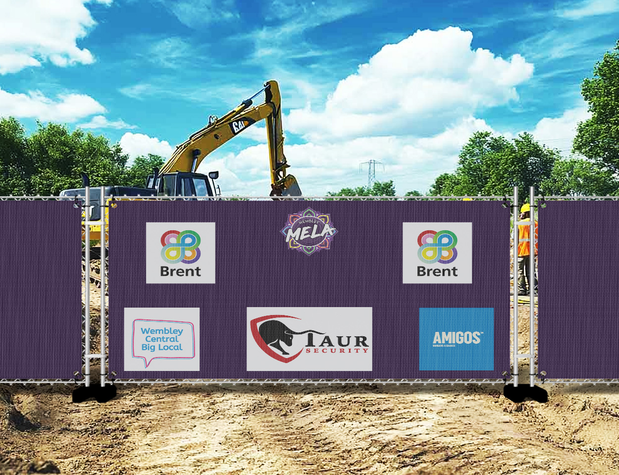 Heras Construction Fence Banners