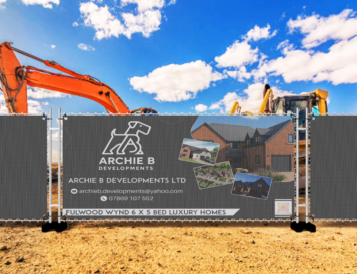 Heras Construction Fence Banners