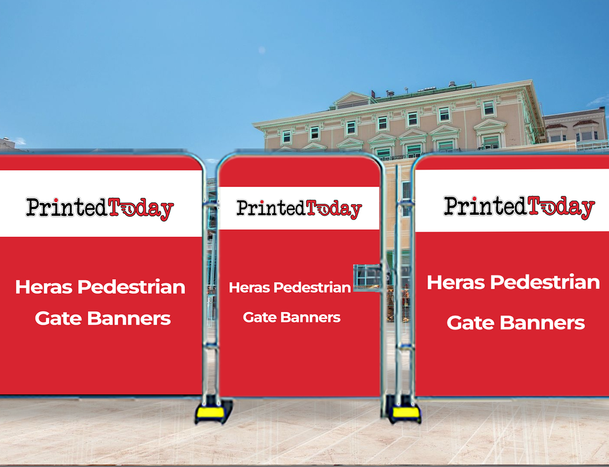 Heras Pedestrian Gate Banners