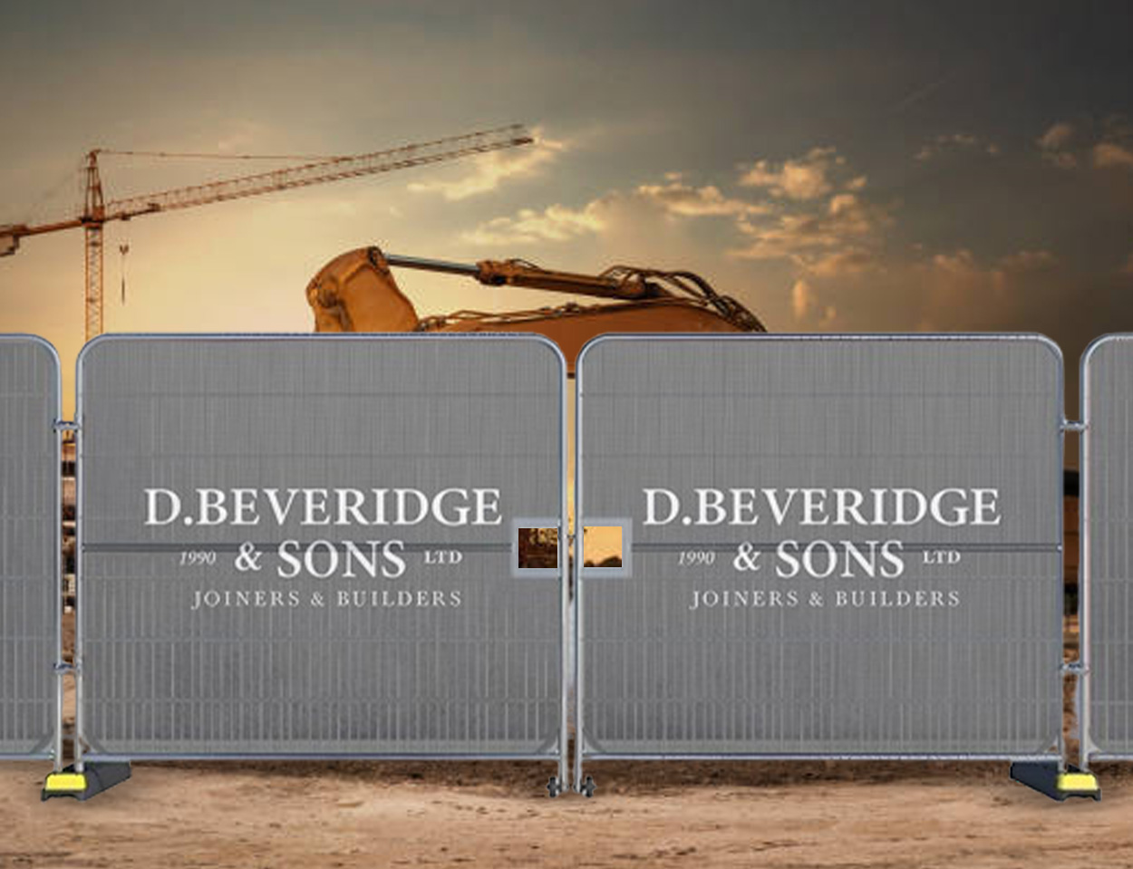 Heras Vehicle Gate Banners