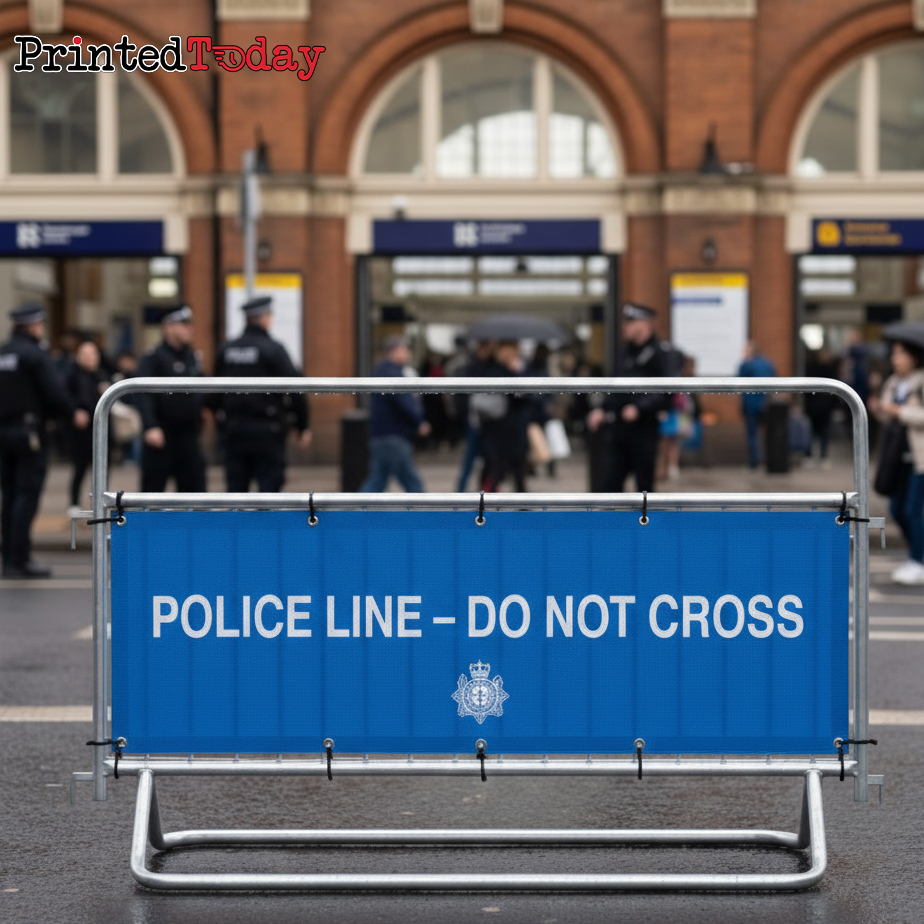 Police Crowd Barrier Covers & Banners