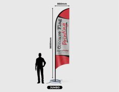 5m Concave Flag