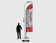 4m Feather Flag