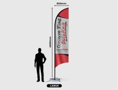 4m Concave Flag