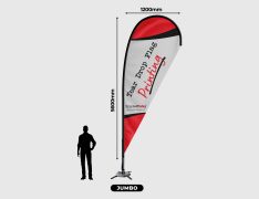 5m Teardrop Flag