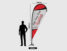 2.5m Teardrop Flag
