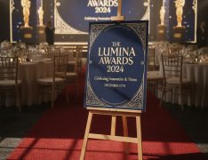 Award Ceremony Gala Easel With Printed Sign