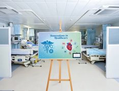 Healthcare Easel With Printed Sign