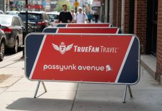Fabric 2.5m Crowd Barrier Covers & Banners
