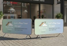 Fabric 2.3m Crowd Barrier Covers & Banners