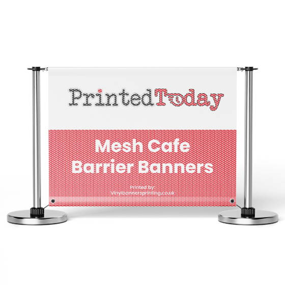 Mesh Café Barrier Banners