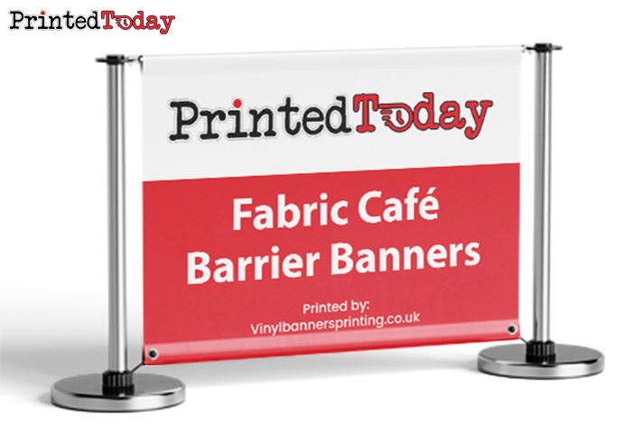 Fabric Café Barrier Banners