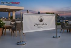 Rooftop Terrace Café Barrier Banners
